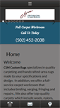 Mobile Screenshot of csmcustomrugs.com