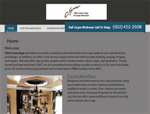 Tablet Screenshot of csmcustomrugs.com